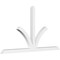 Ekena Millwork Richland Architectural Grade PVC Gable Bracket, 96"W x 52"H x 4"D x 4"F, 13/12 Pitch GBP096X52X0404RIC00 - alternate 1